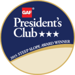 Steep Slope Presidents Club 2015 3 Star